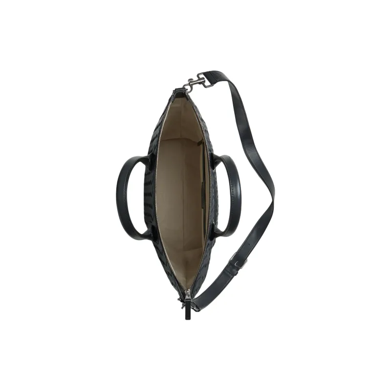 Bottega Veneta Intrecciato Calfskin Tote Bag, Shopping Bag, Shoulder Bag, Handbag Men's Slate Gray-2