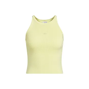 Adidas Originals Top SS25 PREMIUM FULLY FASHIONED TANK Sport Vests Women's Powder Yellow
