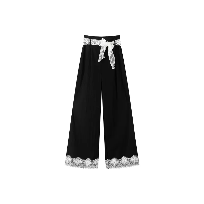 XUANSHU Casual Pants Women's Black-1
