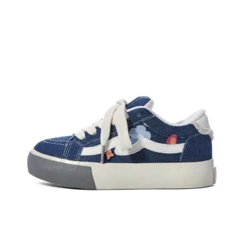 The New Age Family Low Top Canvas Shoes Women's Denim Blue