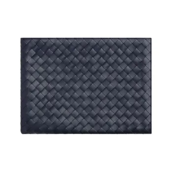 Bottega Veneta Intrecciato Calfskin Clutch Men's Abyss Cypress Wood Color