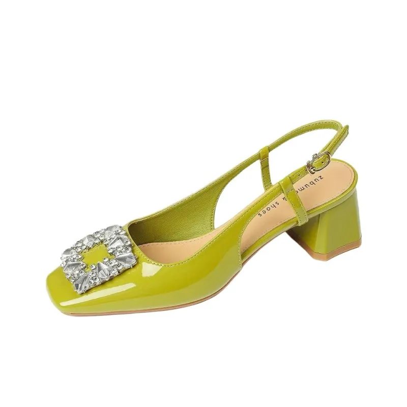 Lan Miao Chunky Heel High Heels Women's-7