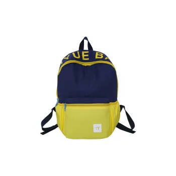 Yalu Nylon Backpack Unisex Yellow Blue/Red/Pink