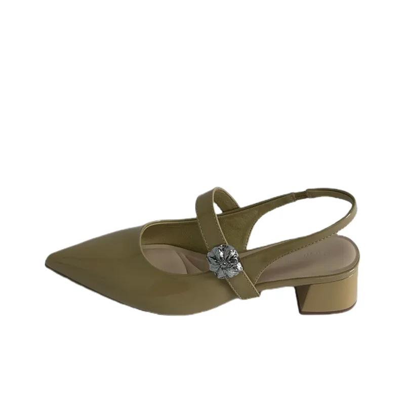 Shoe Lady Chunky Heel High Heels 4cm Women's-15