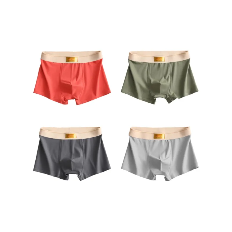 PLANDOO Underpants Men's 4 Pack-12