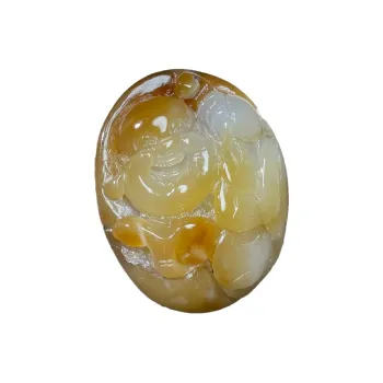 BUDOUXIAOAI Pendants Sugar Jade Women's