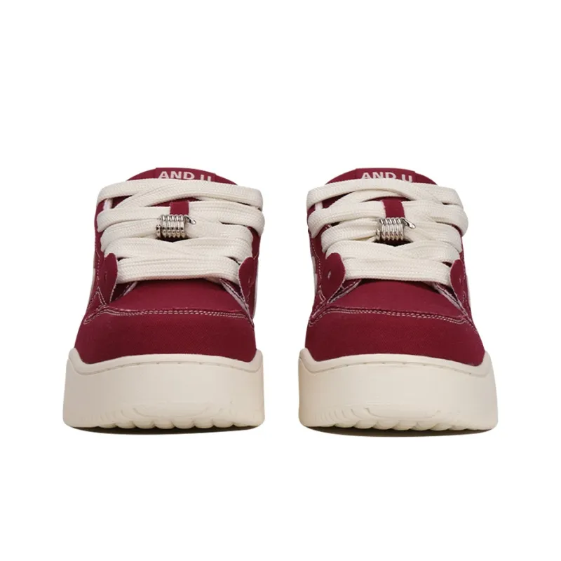 AND U Slip Resistant Cushioning, Abrasion Resistant, Height Increasing Low Top Skateboard Shoes Unisex-38