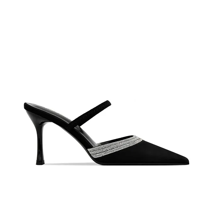 GOSO Closed Toe Slippers Women's Black-1