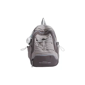 Kewuku Nylon Fabric Backpack Unisex Multicolor