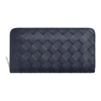 Bottega Veneta Intrecciato Cow Leather Wallet Men's Abyss Cypress Green