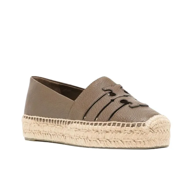 TORY BURCH Ines Espadrilles Women's Dark Umber-2
