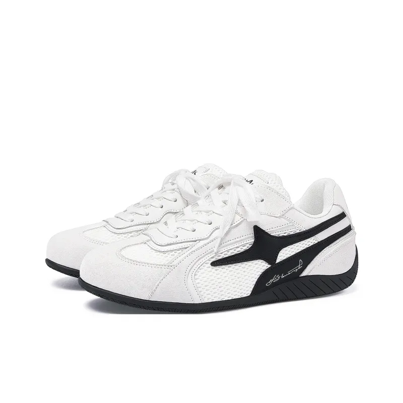 MASONONCE Slip Resistant, Abrasion Resistant, Lightweight Low Top Casual Shoes Unisex White-1