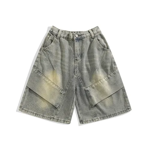 HKRXEC Denim Shorts Men