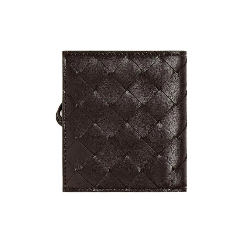 Bottega Veneta Intrecciato Lambskin Card Holder Women's Candy Color-1
