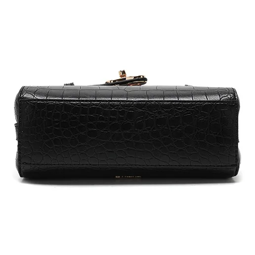 BETTINA VIVIAN PU One Shoulder Handbag Women's Black-5
