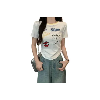 JECCI FIVE Set in Sleeve T Shirt Women's