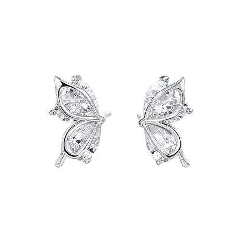 NIGHT RIDER DRIGINAL 925 Sterling Silver Stud Earrings Women's