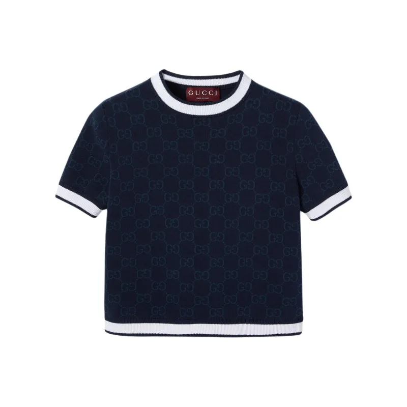 GUCCI FW25 Knitwear Women's Marine Blue-0