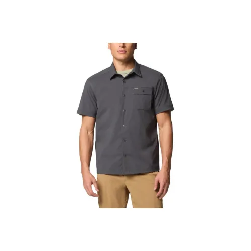Columbia Shirts Men Gray