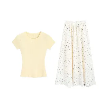 POPO.INFO Two Piece Skirt Sets Women's