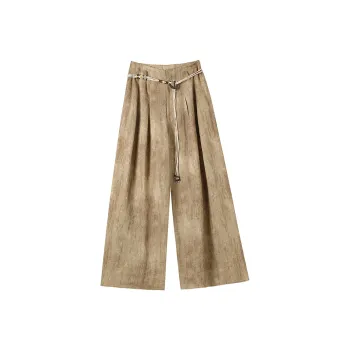 HTHK Casual Pants Women's Khaki/Light Green
