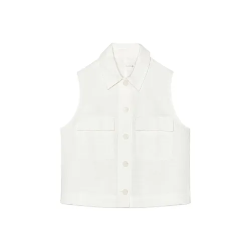 ZARA Tank Tops Women's White