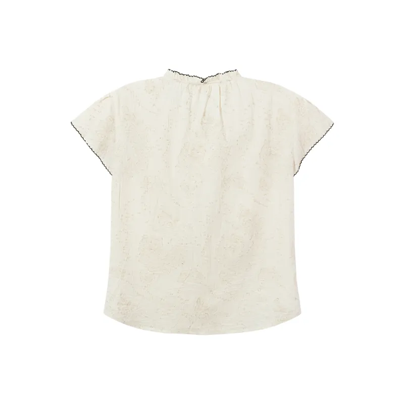 Ouyang Shirts Women's Beige Apricot-1