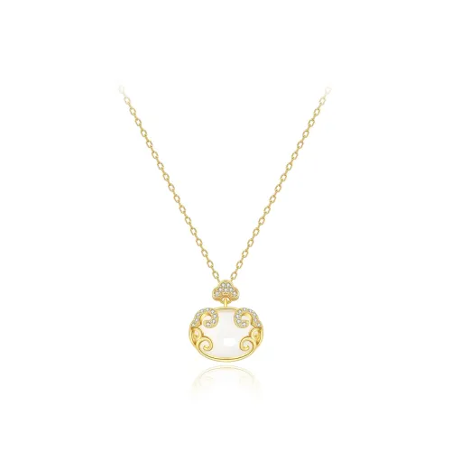FBRUE White Jade Bodhi Necklaces Unisex