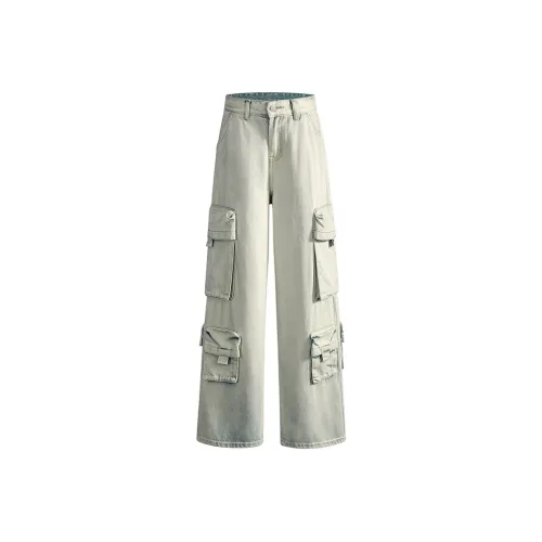CASAMIA Casual Pants Unisex Washed White