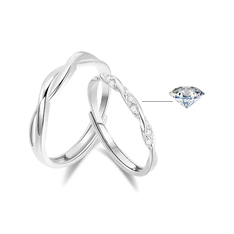 LUCA Sterling Silver Rings Unisex-0