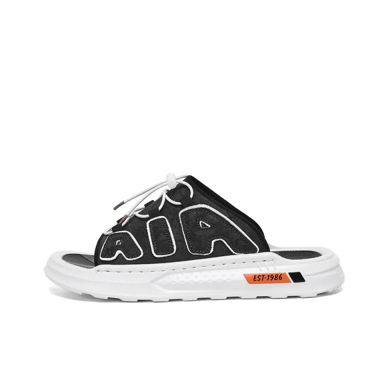 Shiozawa Rubber Sole Stitching Quick Dry Slide Slippers Men's-5
