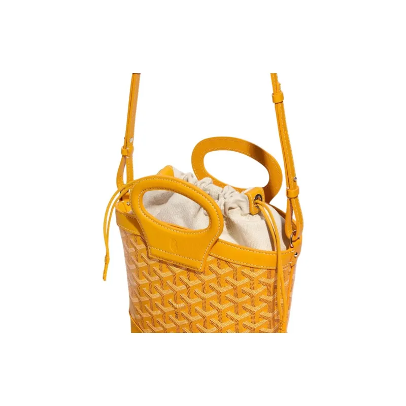 GOYARD Canvas One Shoulder Handbag Mini Women's Yellow-2
