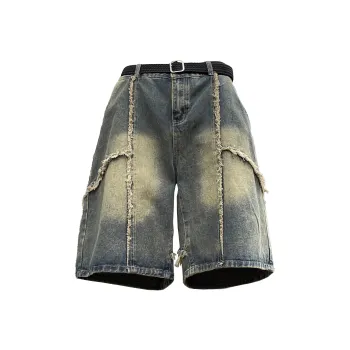 GROGNAK Denim Shorts Unisex Nano Yellow