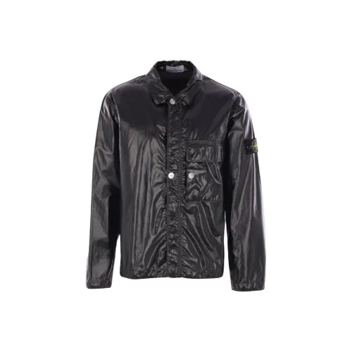STONE ISLAND Jackets & Coats Men's Black