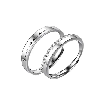 J&KINGLAY S925 Silver Rings Unisex