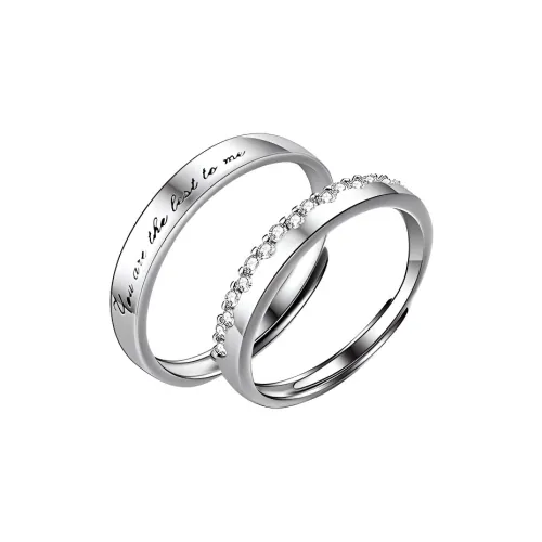 J&KINGLAY S925 Silver Rings Unisex