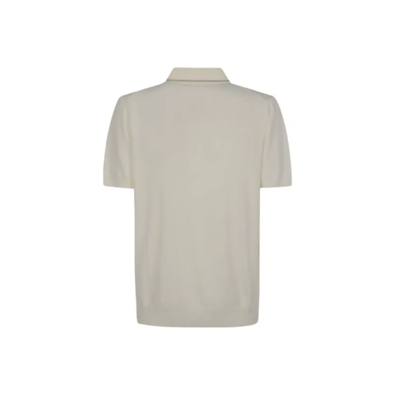 Canali Polo Shirts Men White-1