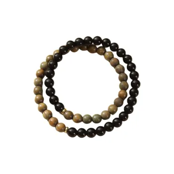 HANCANG Green Sandalwood Bracelets Unisex