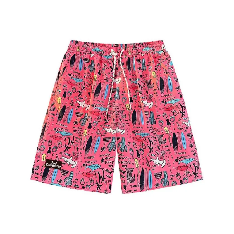 RED DRAGONFLY Casual Shorts Unisex-5