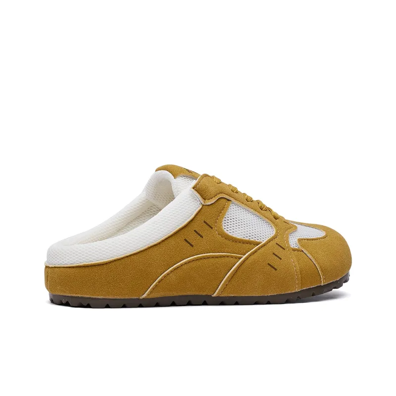 GDXF Rubber Sole Stitching Quiet Abrasion Resistant Slip Resistant Closed Toe Slippers Women's-15