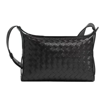 Bottega Veneta Calfskin One Shoulder Handbag Women's Black