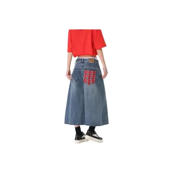 Fakeyoung Denim Shorts Unisex Blue