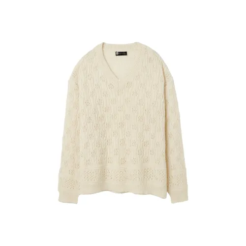 David Sylvia Knitwear Women's Ecru
