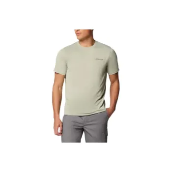 Columbia T Shirt Men's Beige Green