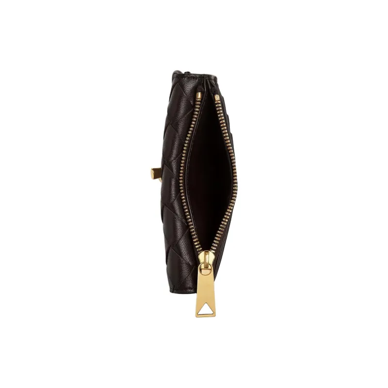Bottega Veneta Andiamo Series Lambskin Card Holder Women's Sugar Like-3