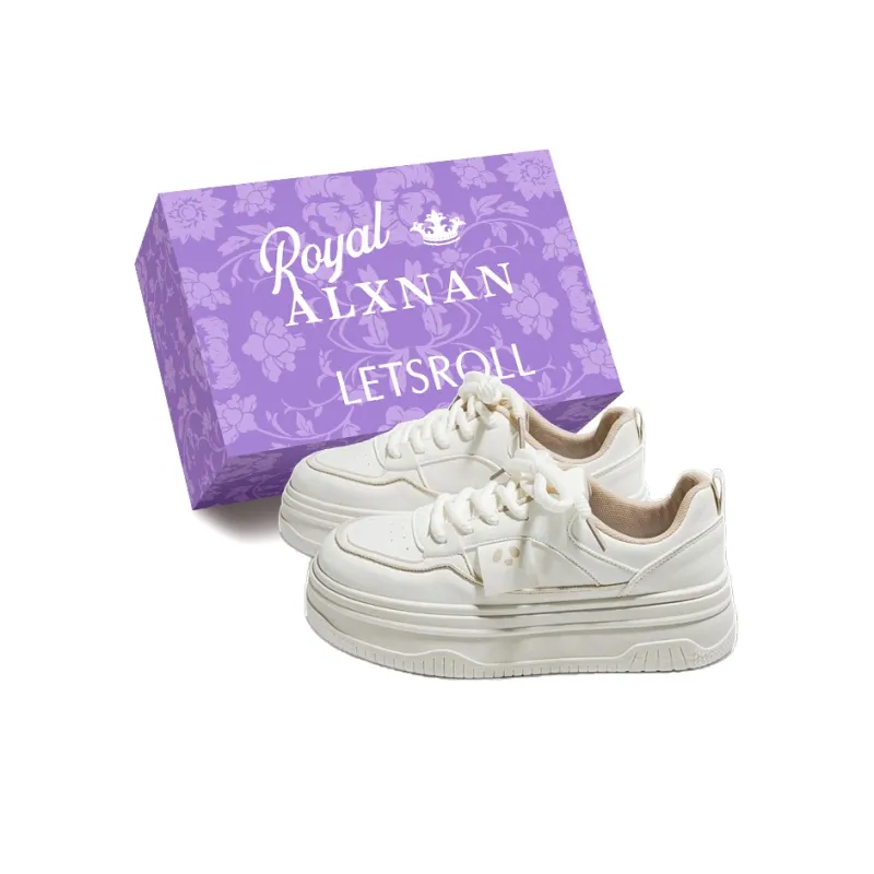 Alxnan Height Increasing Low Top Casual Shoes Women's-11