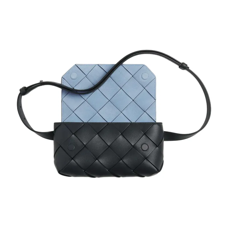 Bottega Veneta Diago Cow Leather Fanny Pack Men's Slate-3