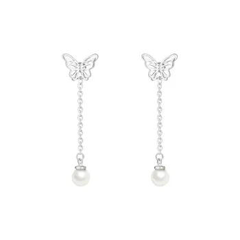 DAWO 999 Fine Silver Earring Studs Women's