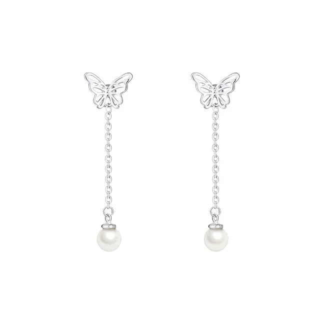 DAWO 999 Fine Silver Earring Studs Women's-0