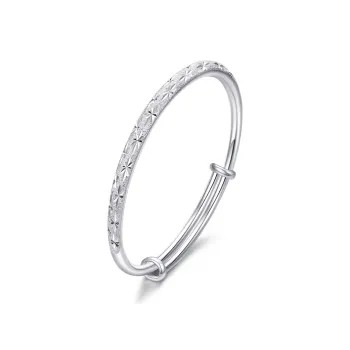 Bear Silversmith High Content Sterling Silver Sterling Silver Bangle Women's